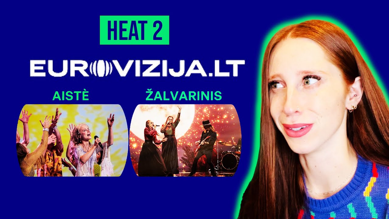 WILL LITHUANIA SEND AISTÈ / ŽALVARINIS TO EUROVISION // REACTING TO EUROVIZIJA.LT HEAT 2
