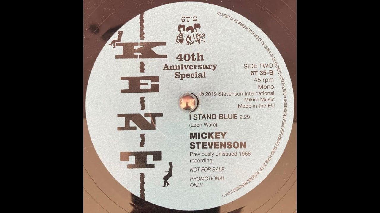 Mickey Stevenson   I Stand Blue