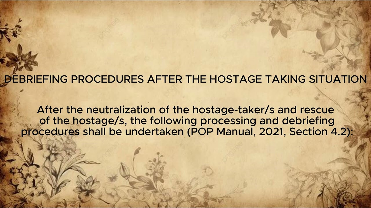 PNP  PUBLIC SAFETY OPERATIONS AND SPECIAL POLICE OPERATIONS