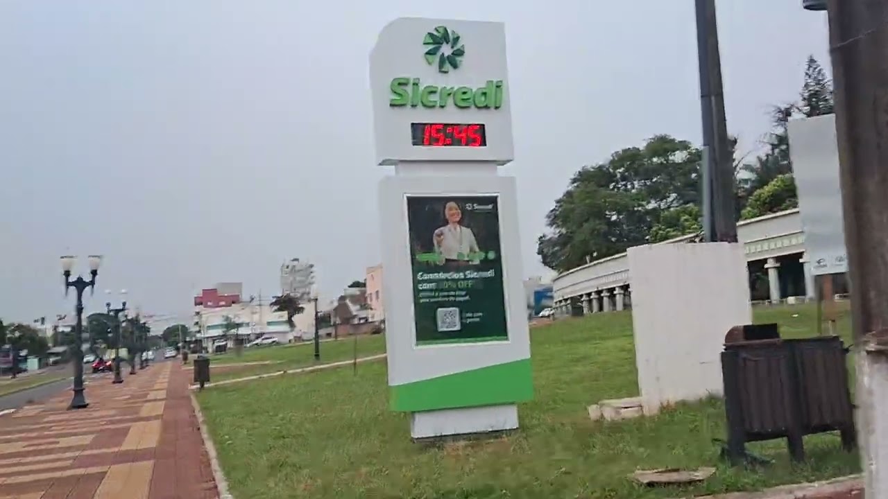 Conheça o centro de Medianeira, Paraná! Vem comigo galera.