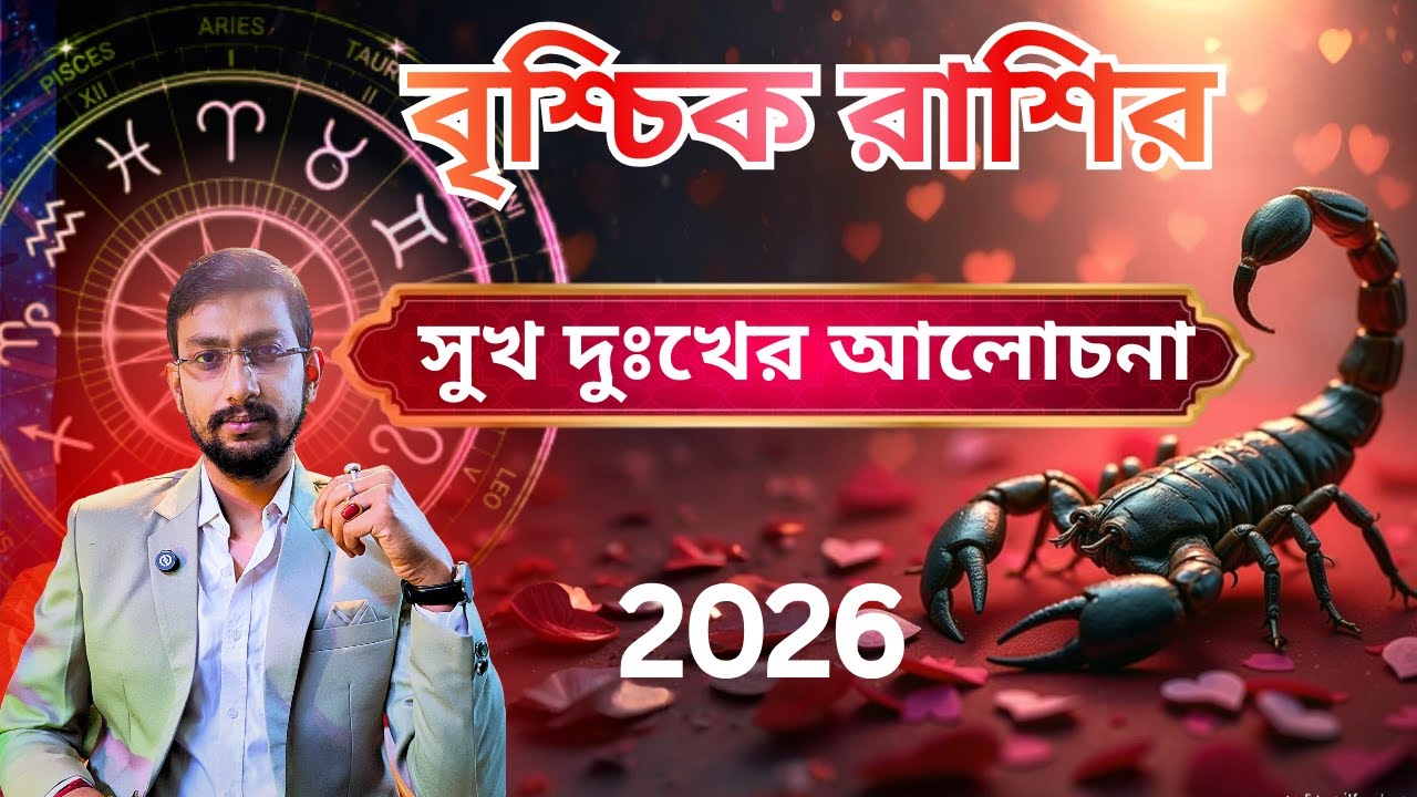 বৃশ্চিক রাশির ২০২৬ সালের বিশেষ সুখ–দুঃখের ভবিষ্যৎ | Scorpio Horoscope 2026 | Vrischik | Brischik