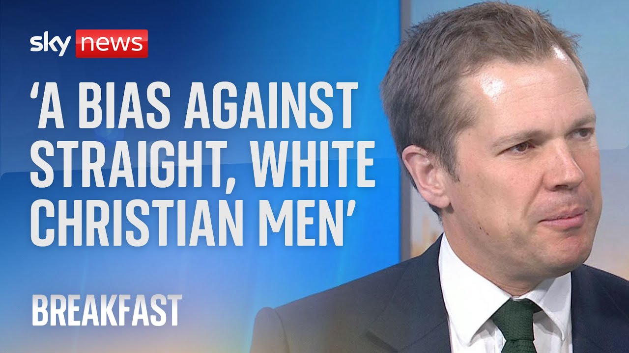 Jenrick hits out at 'blatant bias' against Christians and straight, white men