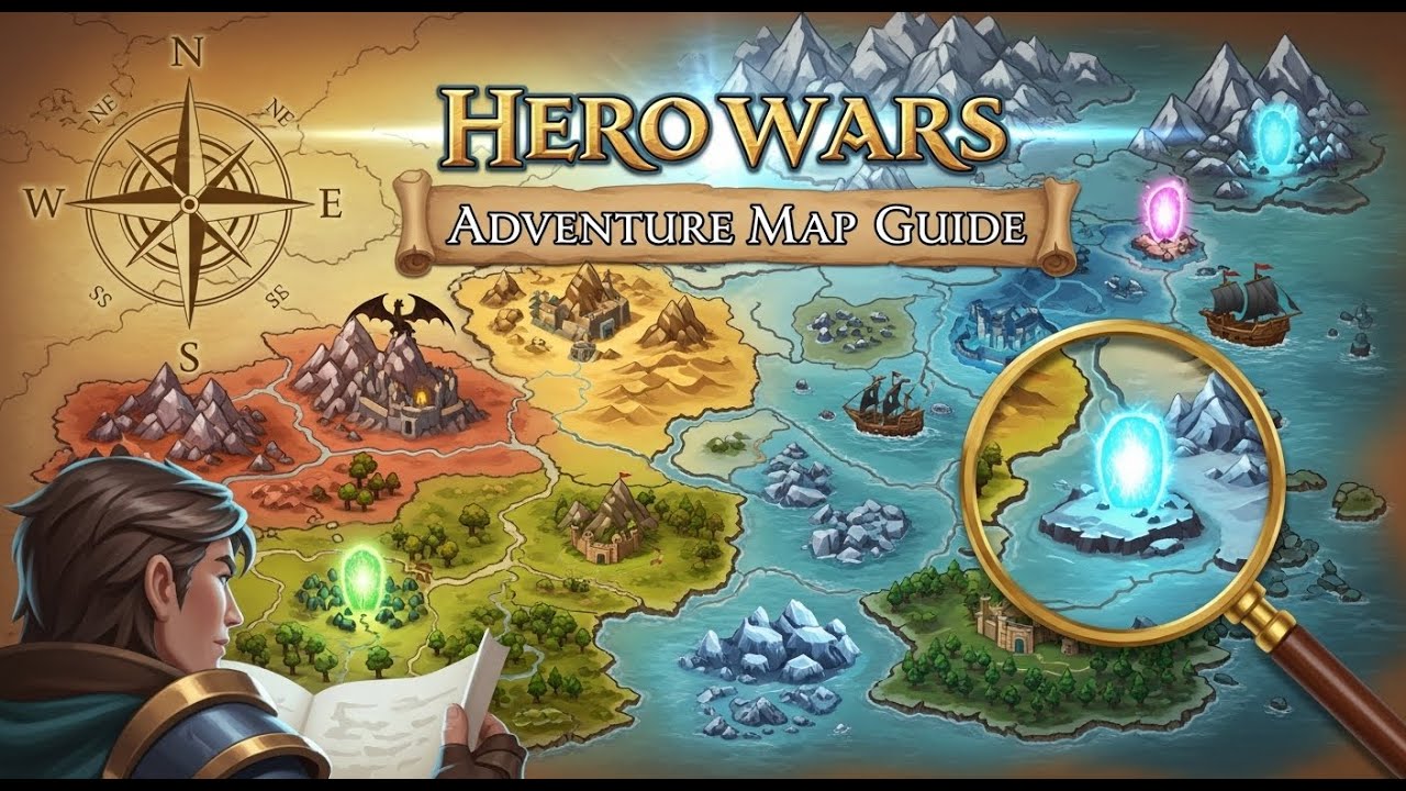 Adventure Map Secrets You Need To Know! Hero wars PC Game