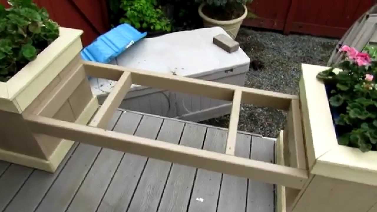 Planter Box Bench