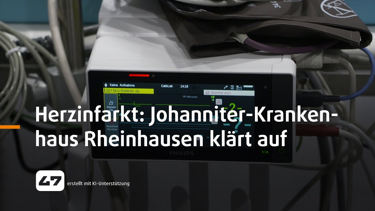 STUDIO 47 .live | HERZWOCHEN: JOHANNITER-KRANKENHAUS RHEINHAUSEN KLÄRT ZU HERZINFARKT AUF