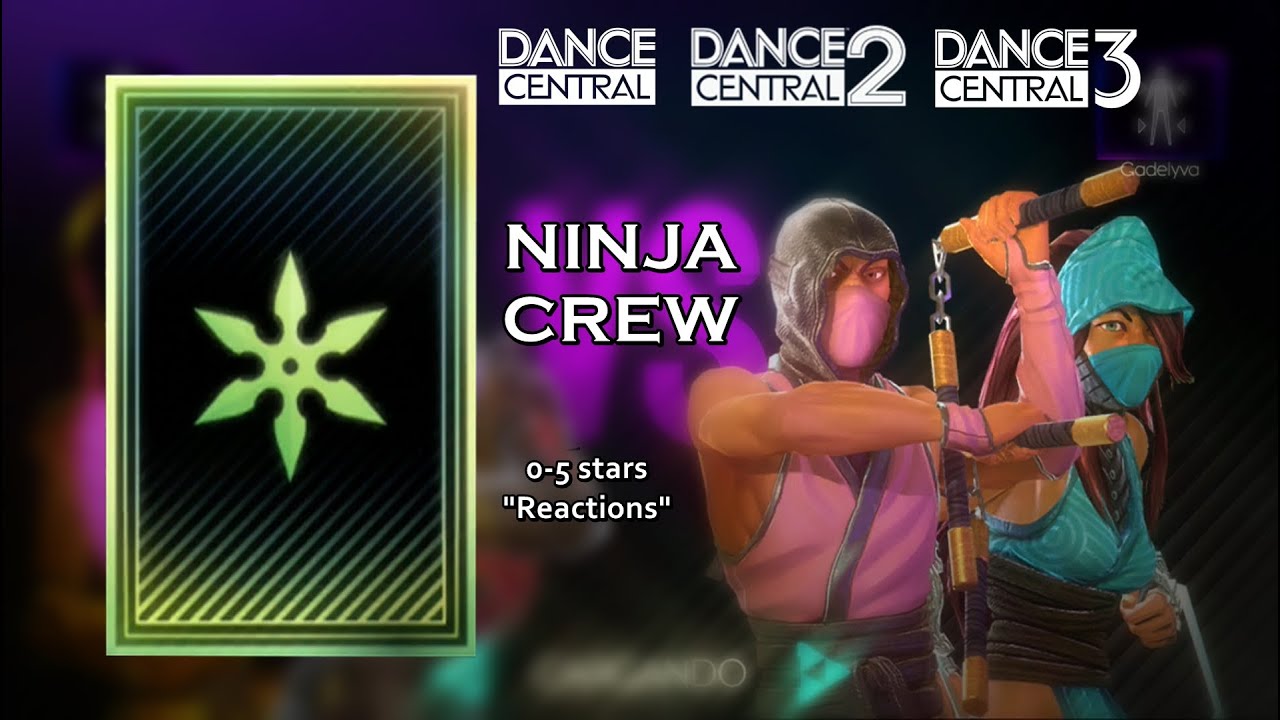 Ninja Crew | 0-5 Stars Outros | Dance Central 1, 2 & 3 | [READ DESCRIPTION]