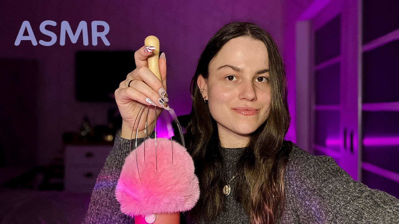 ASMR 💜 Pure Mic Brushing | No Talking, Just Peace 🌙