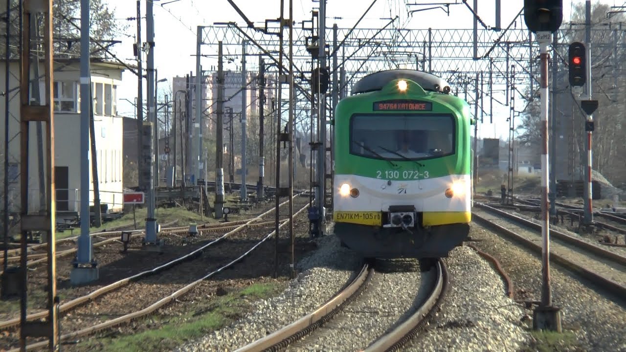 Pociąg Kolei Mazowieckich na tyskich torach (Rp1) + Vectron