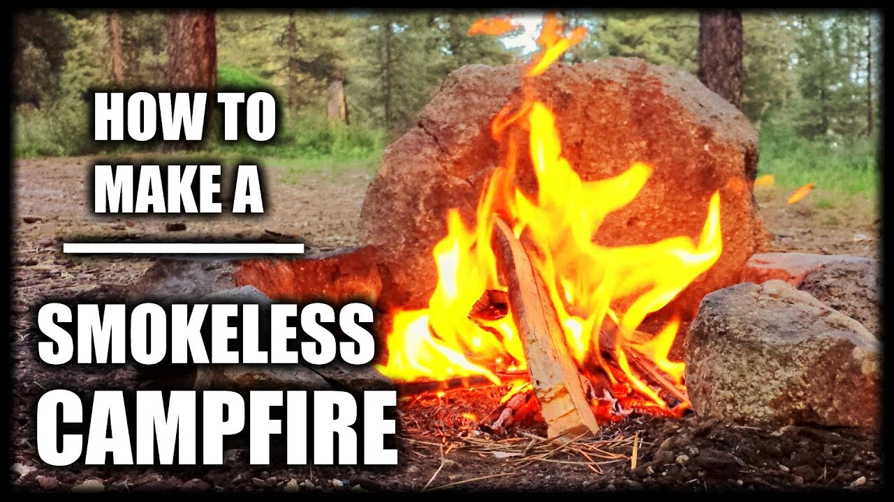 How To Make A Smokeless Campfire - 