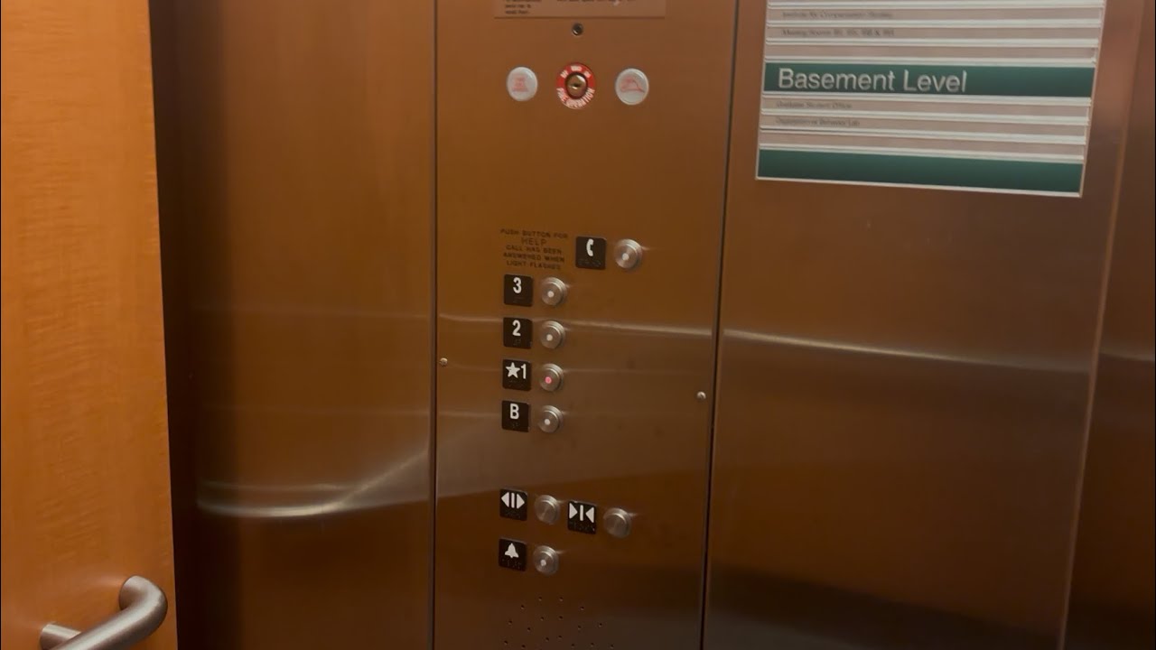 Loud Motor! Schindler 330A Elevator at Ives Hall South at Cornell University