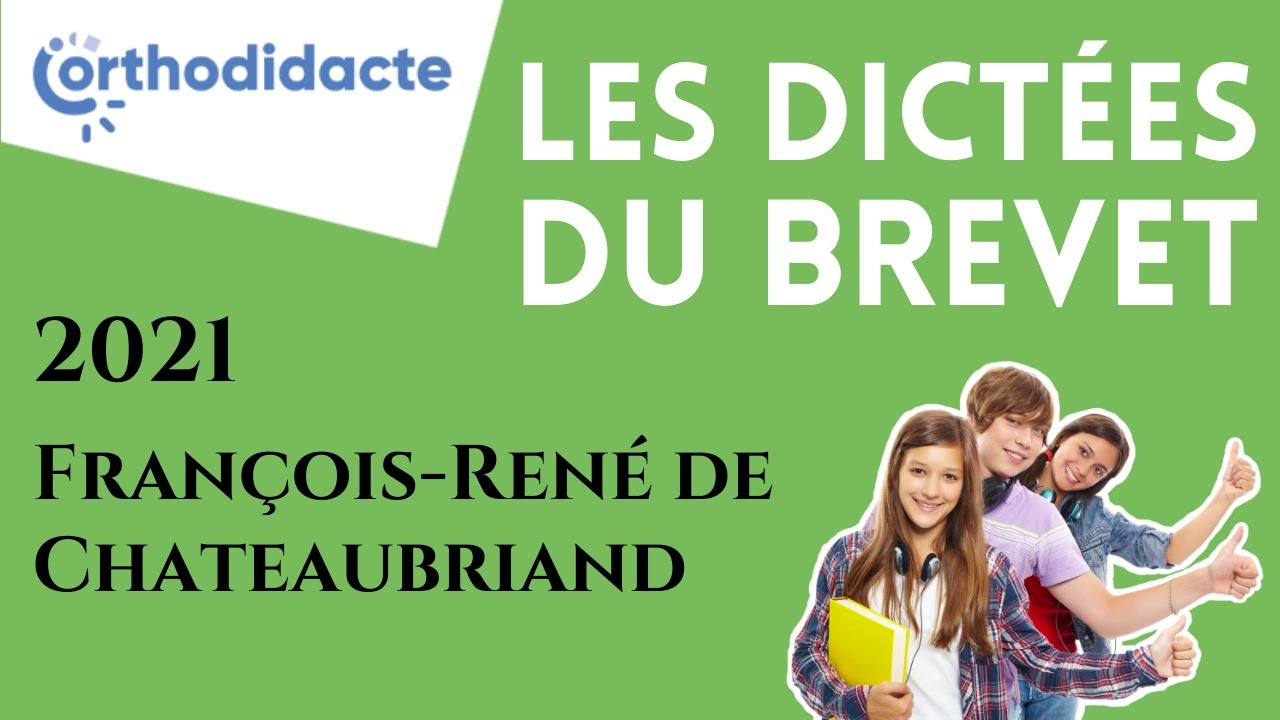 Dictée du brevet 2021, en ligne, avec corrigé automatique