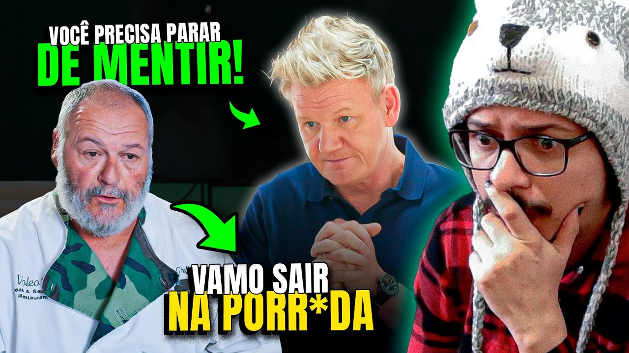 Gordon Ramsay conheceu o RESTAURANTE DOS MENTIROSOS!