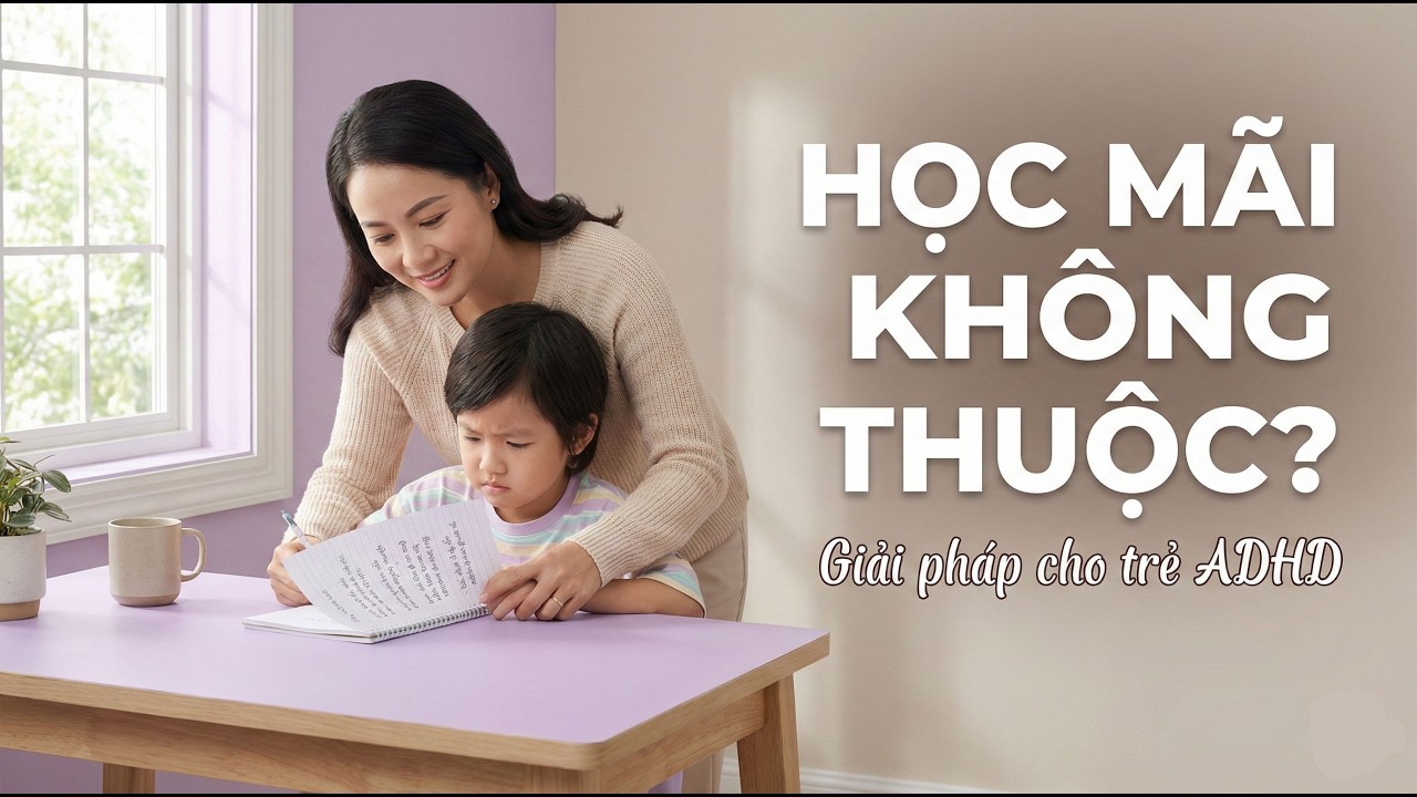 Cách Học Thuộc Lòng Đúng Từng Chữ Cho Trẻ ADHD | Phương Pháp Giúp Con Tập Trung & Nhớ Lâu