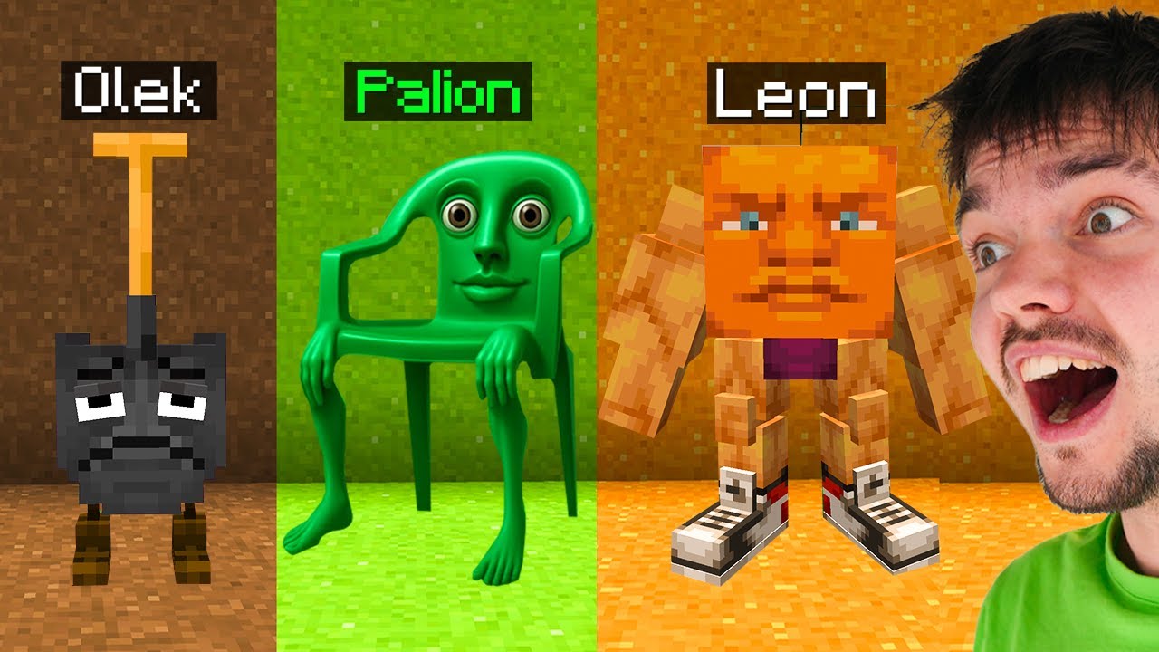 KOLOROWY CHOWANY JAKO NOWE BRAINROTY w Minecraft!