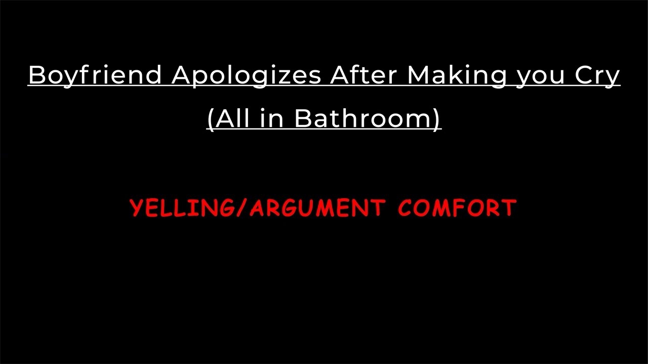 [ASMR] Boyfriend apologizes for making you crying, M4F [Argument][Audio roleplay].