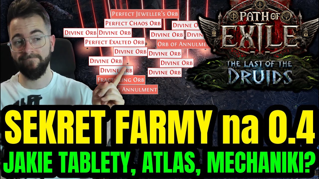 Jak MASYWNIE podkręcić DROPY w 0.4 - Jakie Tablety, Mapy + ATLAS w Path of Exile 2: Fate of the Vaal