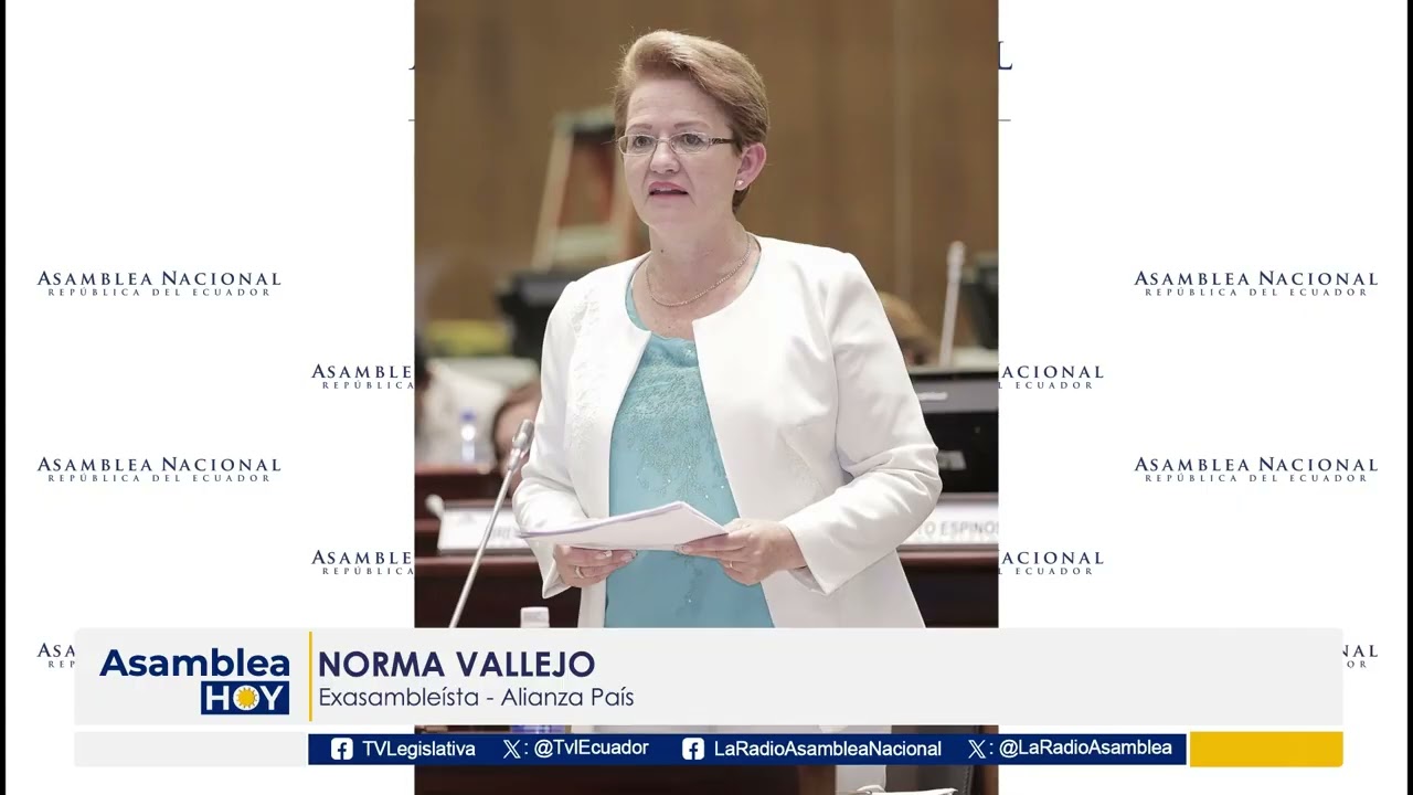 Norma Vallejo ofrece disculpas públicas ante el Pleno por concusión ligada a paso por Alianza País