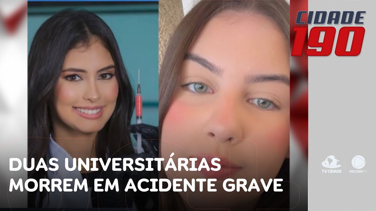 Duas universitárias morrem em acidente grave entre dois ônibus | Cidade 190