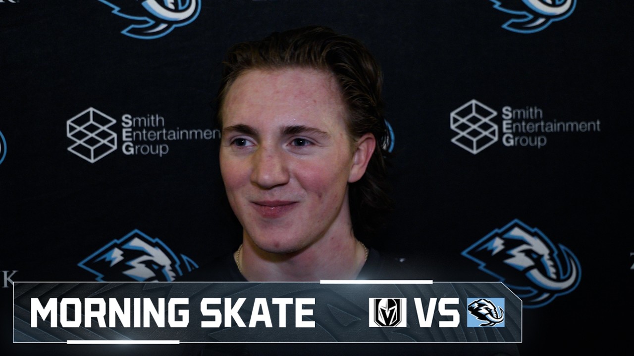 Logan Cooley and André Tourigny | 03.19 Morning Skate Media