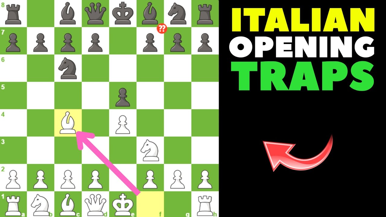 Deadly Italian Game Traps That Win Fast! | Chess Opening Tricks