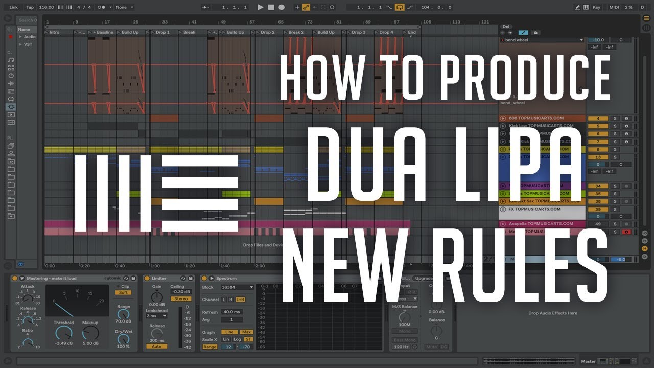 How to Produce Dua Lipa - New Rules Tutorial