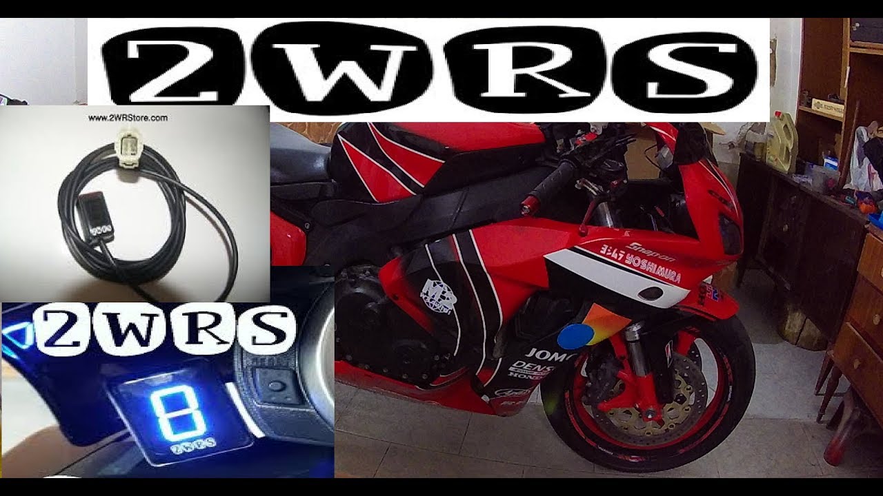 Como instalar contador de marchas moto Universal/2WRS en Honda Cbr1000rr Fireblade Sc57 y Resetearlo