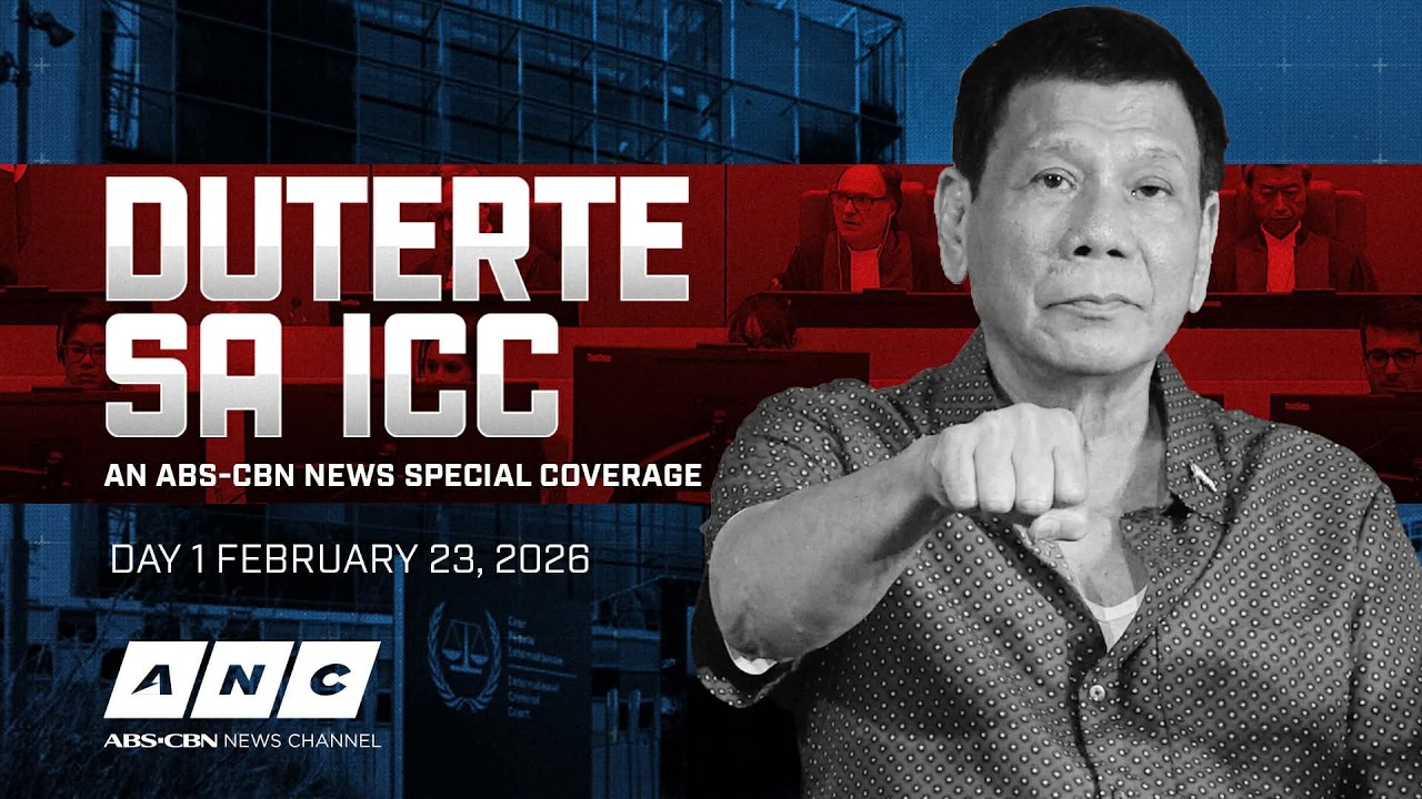 DUTERTE SA ICC: An ABS-CBN News Special Coverage | February 23, 2026 (Day 1)