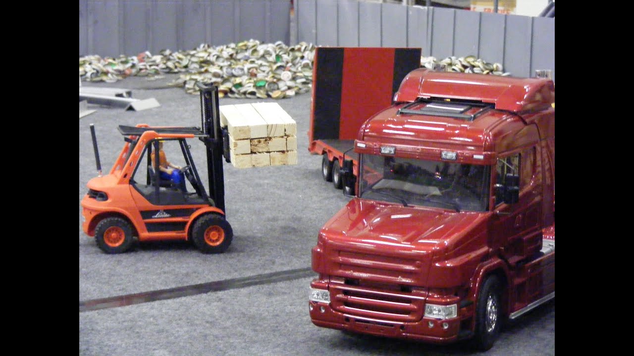 Rc Trucks @ Leyland March 15 Part 2 Rc Scrapyard Rc Hydraulics Rc Loader Tamiya