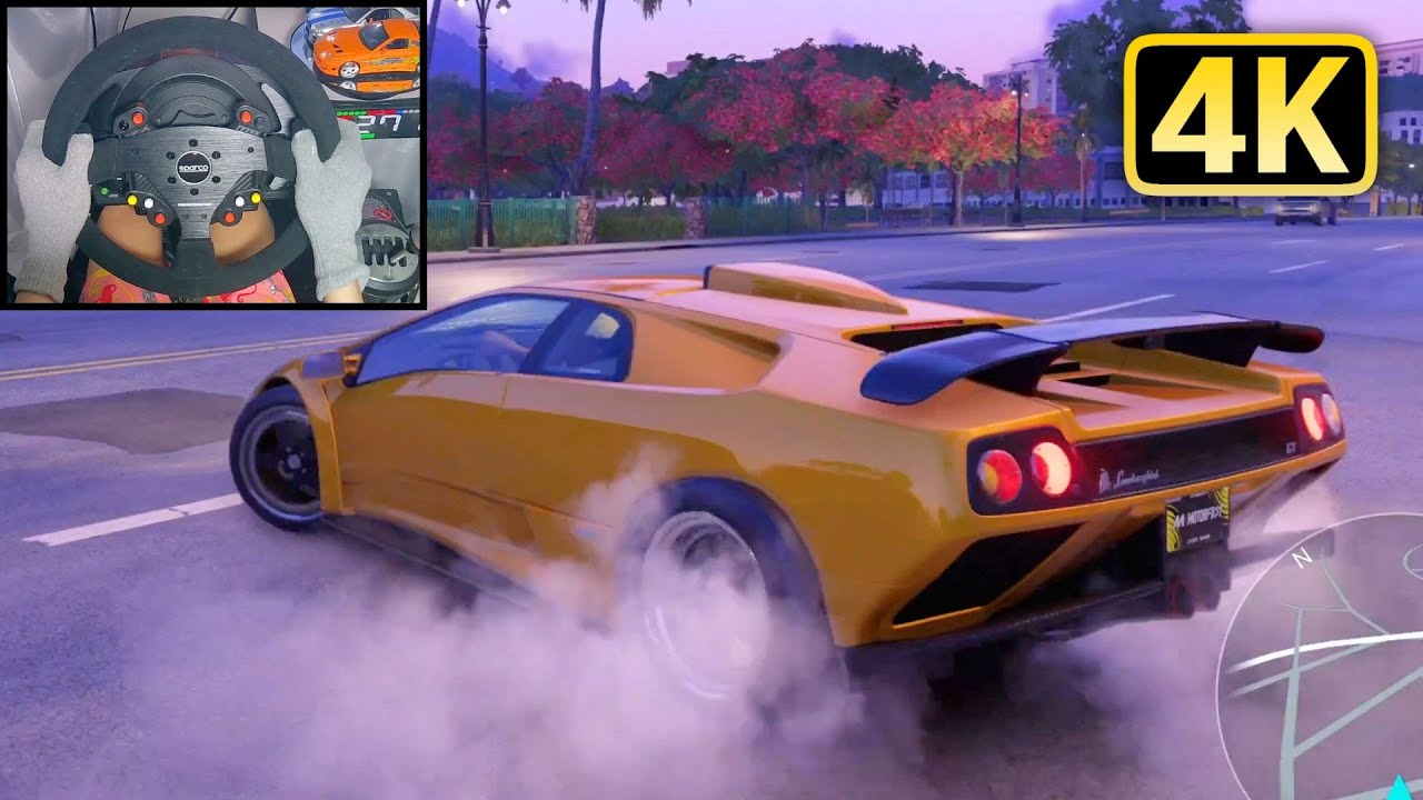 Lamborghini Diablo GT | Steering Wheel + Shifter + Pedal Cam The Crew Motorfest Closed Beta [PS5]