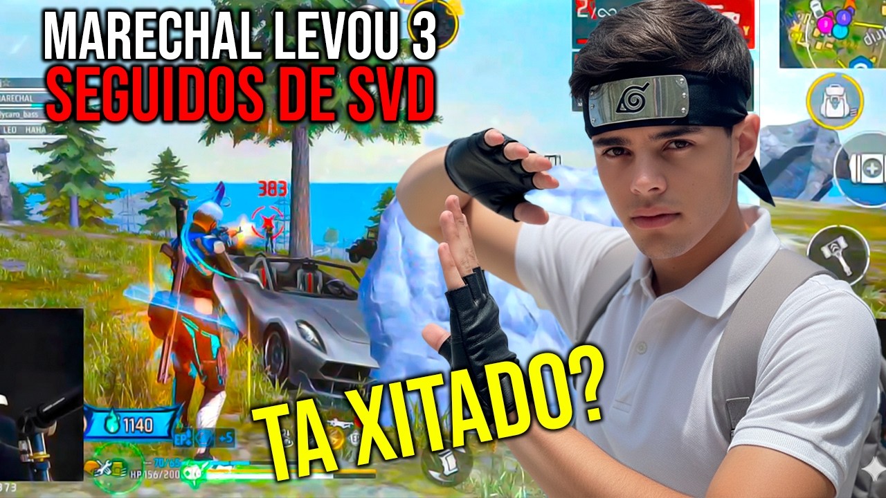 MARECHAL LEVOU 3 SEGUIDOS DE SVD 😱 #freefire #freefireclips #freefirevideos #videos #fyp #marechal