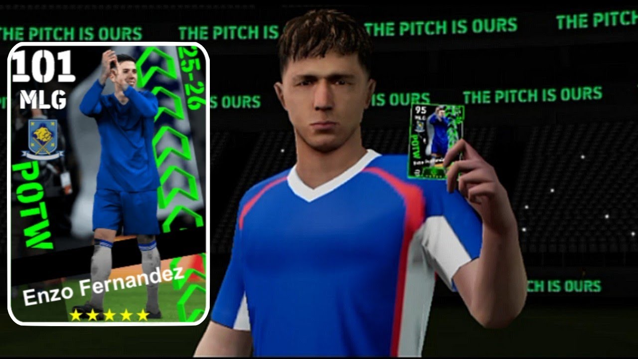 Enzo Fernandez Destaque Da semana Worldwide Potw Efootball 2026 Mobile 