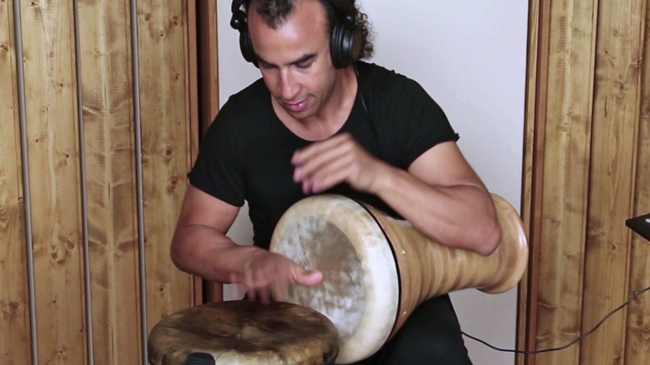 Rhani playing MAJID DRUMS Darbukas