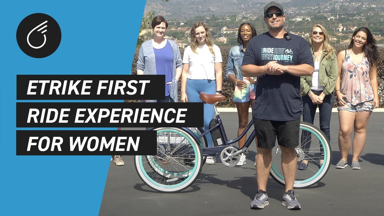 Etrike First Ride Experience | Women Get Fit to Electric Tricycle & Feel the Fun of Their First Ride