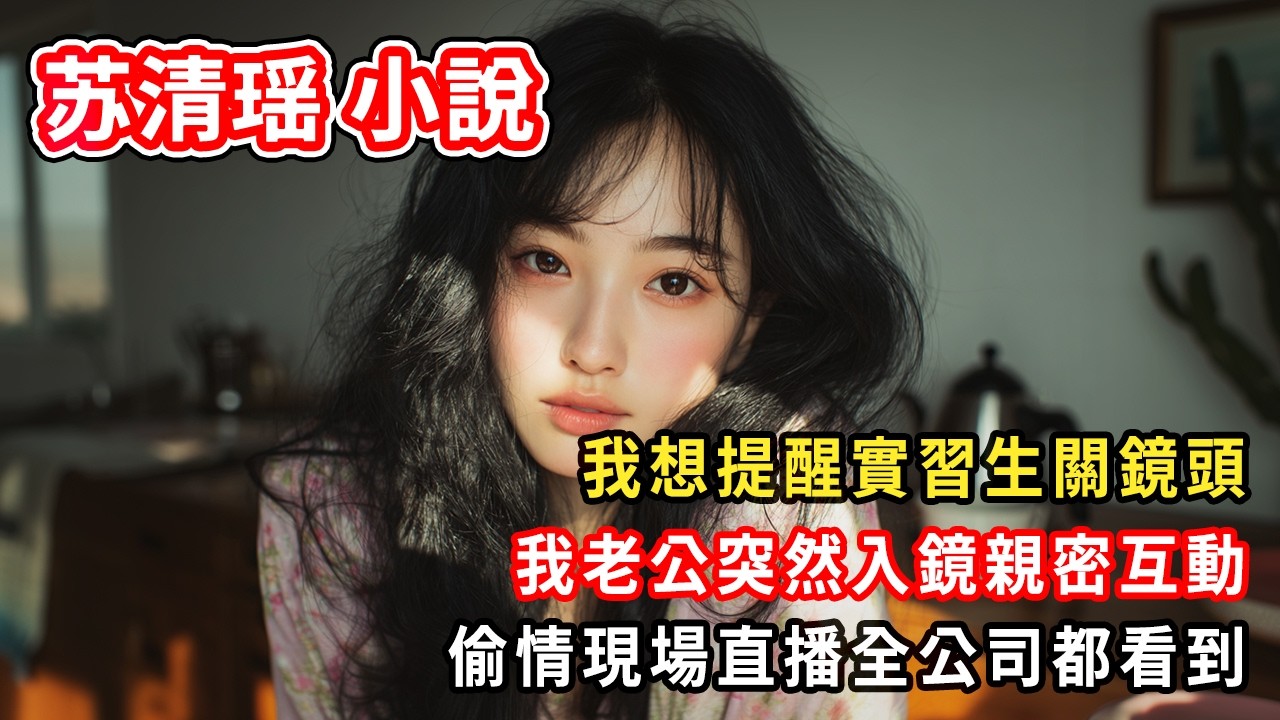 我想提醒實習生關鏡頭。我老公突然入鏡親密互動。偷情現場直播全公司都看到。