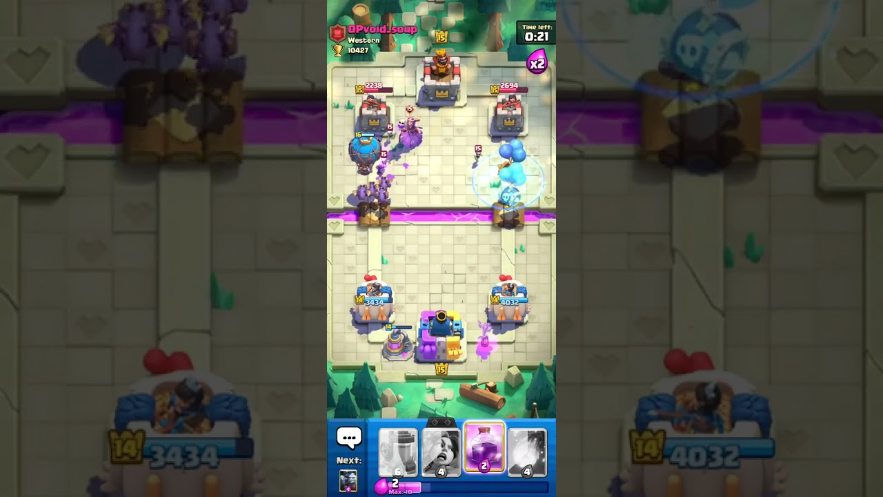 #clashroyale 1st time in at least a year since i went to a draw its either win or lose 