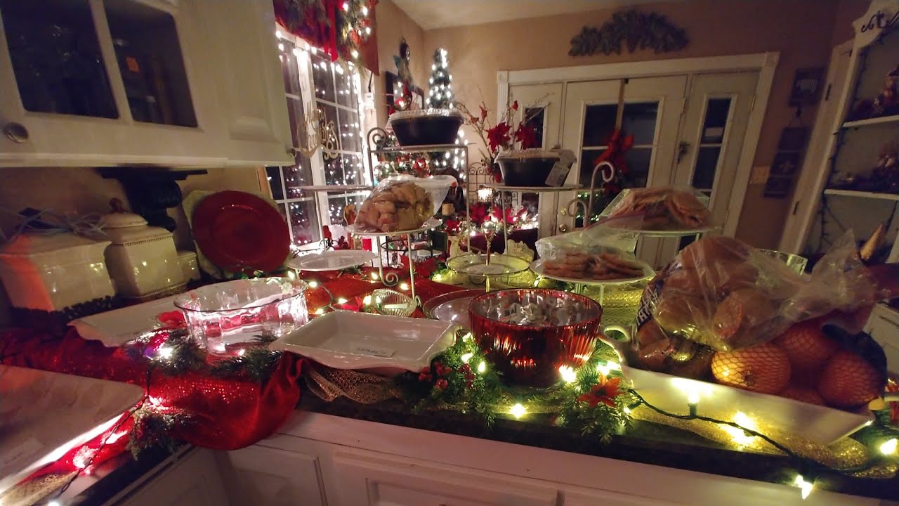 Prepping for Christmas Eve party 2019