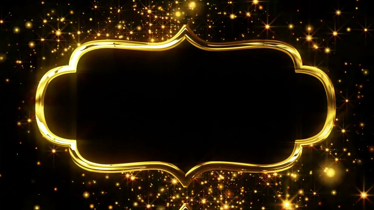 4K VJ Loops #3 Animated Video Background - Wedding Title Frame for Edits - Motion Background