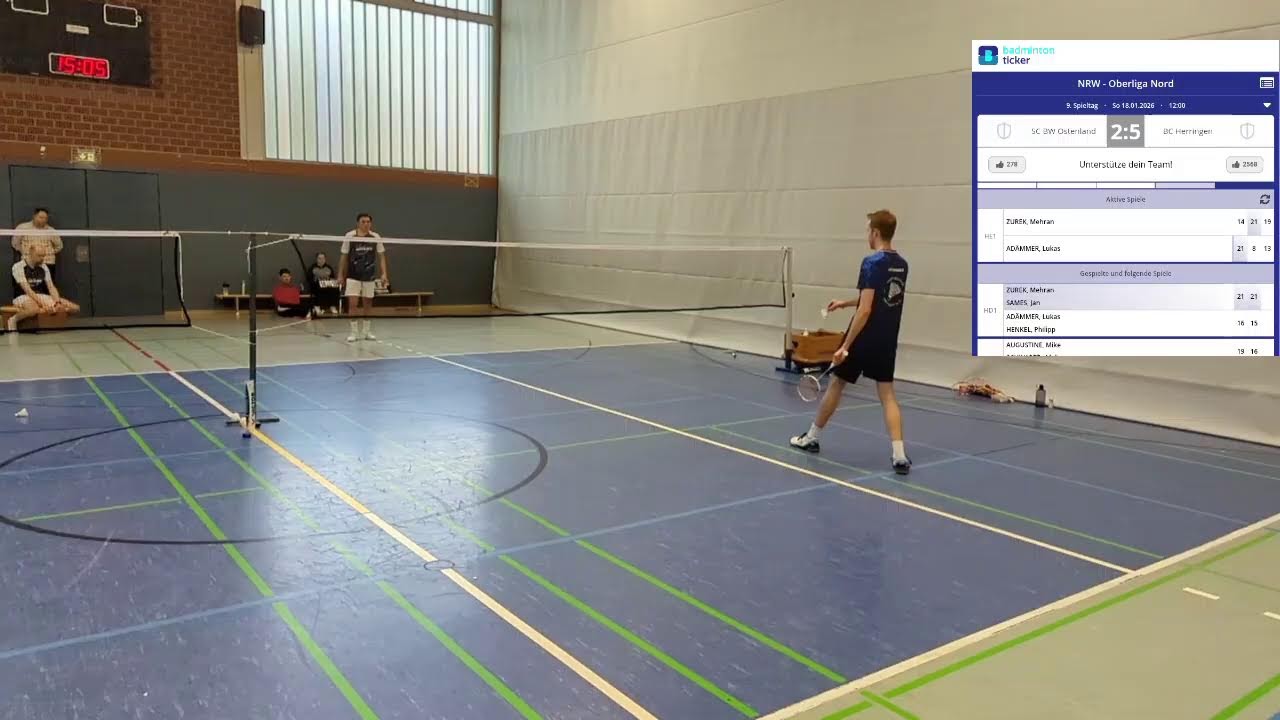 SC BW Ostenland - BC Herringen 1  | Badminton Oberliga | Saison 25/26