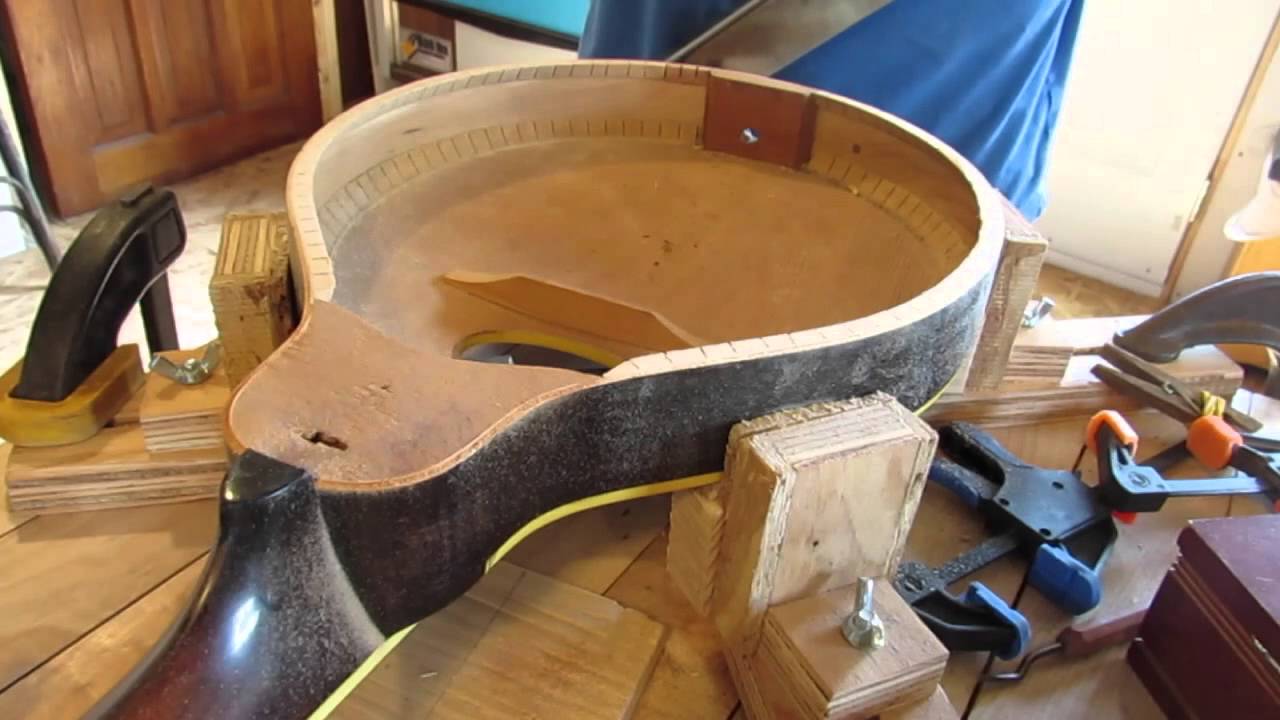 How to remove a back - gibson mandolin restoration part 2