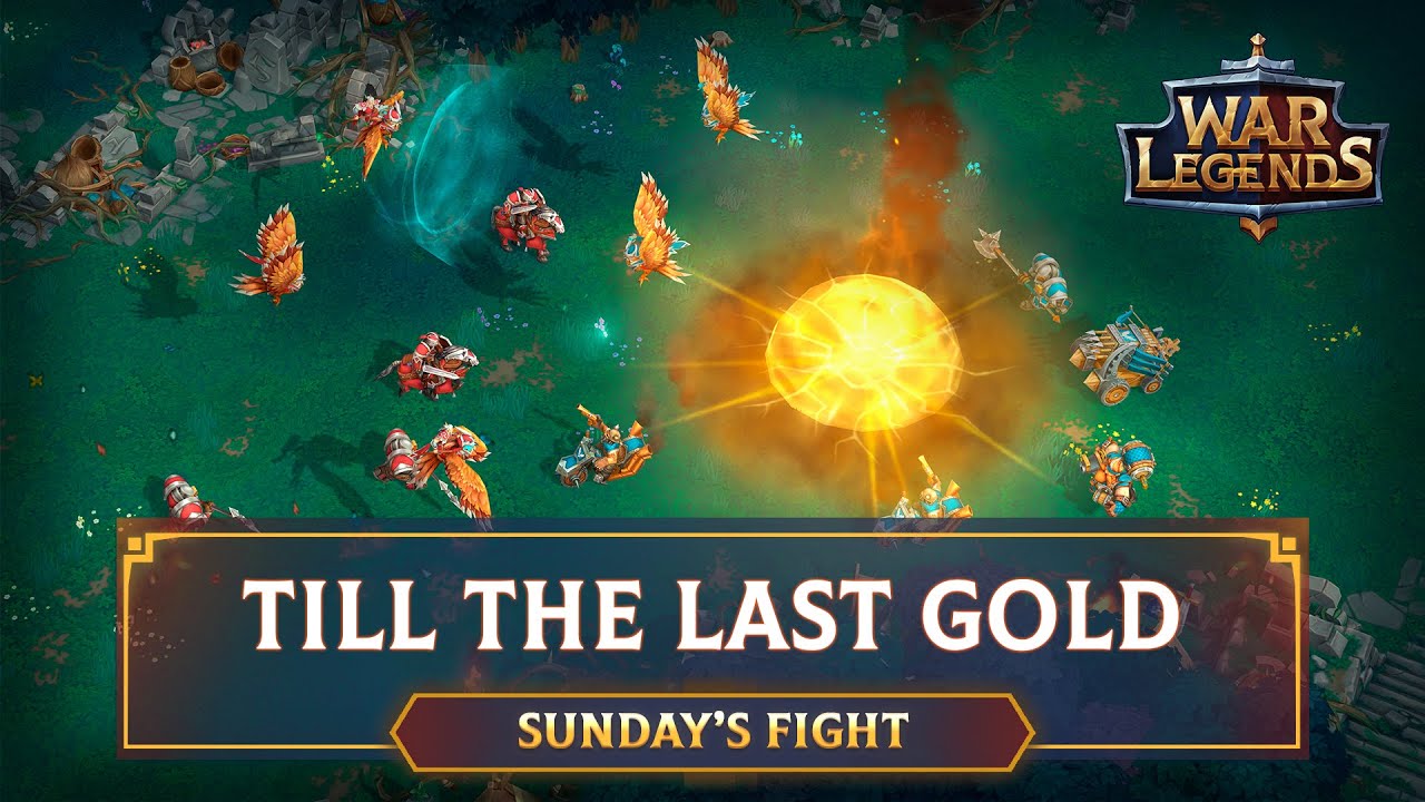 Схватить до последнего золота ☆ WAR LEGENDS Мобильная RTS