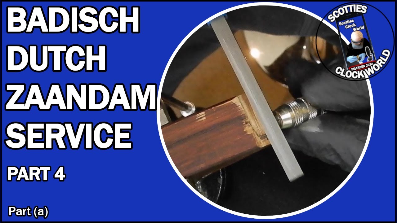 Badisch Zaandam 8 Day Wall Clock Service - Part 4 (a)