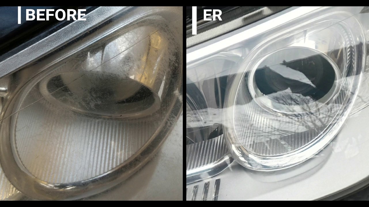 How to polish your Headlights in 30 minutes - the right way