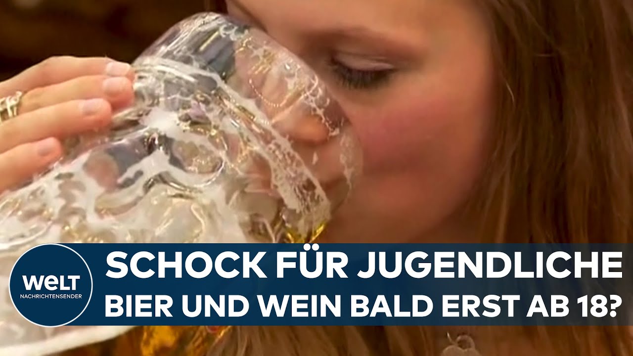 DEBATTE UM ALKOHOLGRENZE: Bier und Wein bald erst ab 18 erlaubt?