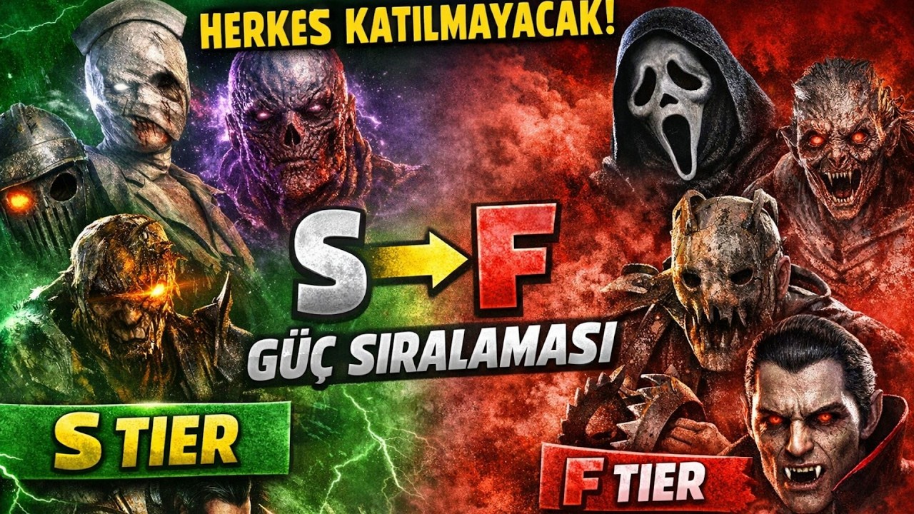 GÜNCEL EN GÜÇLÜ KATİL TİER LİST DEAD BY DAYLİGHT