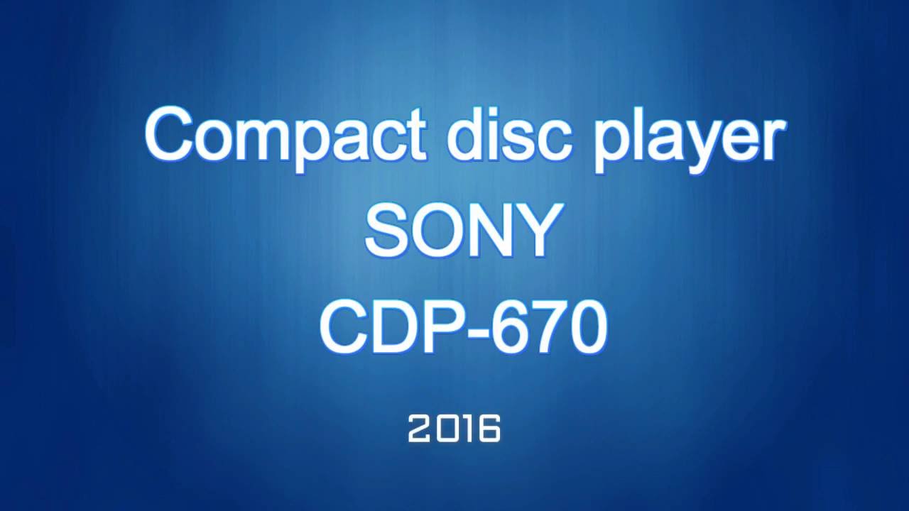 Sony CDP-670