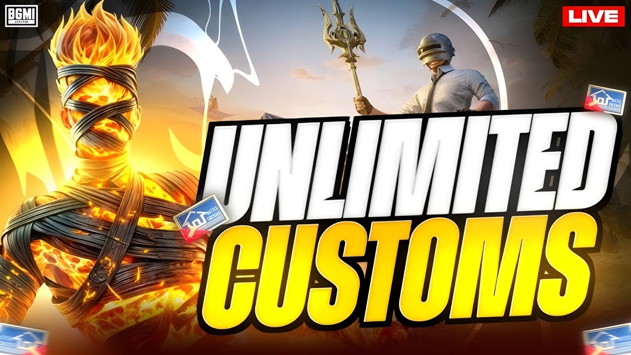 BGMI CUSTOM LIVE ROOM || Custom Rooms || PUBG LIVE CUSTOM ROOMS