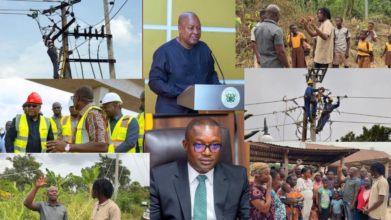 UNBELIEVABLE😳Prez Mahama Orders Contractor To Fix The Light For 10 Communities Ignored By Akufo-Addo