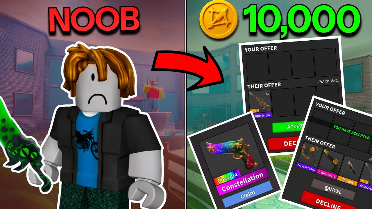 I Can’t Stop WINNING EXPENSIVE MM2 GODLIES...