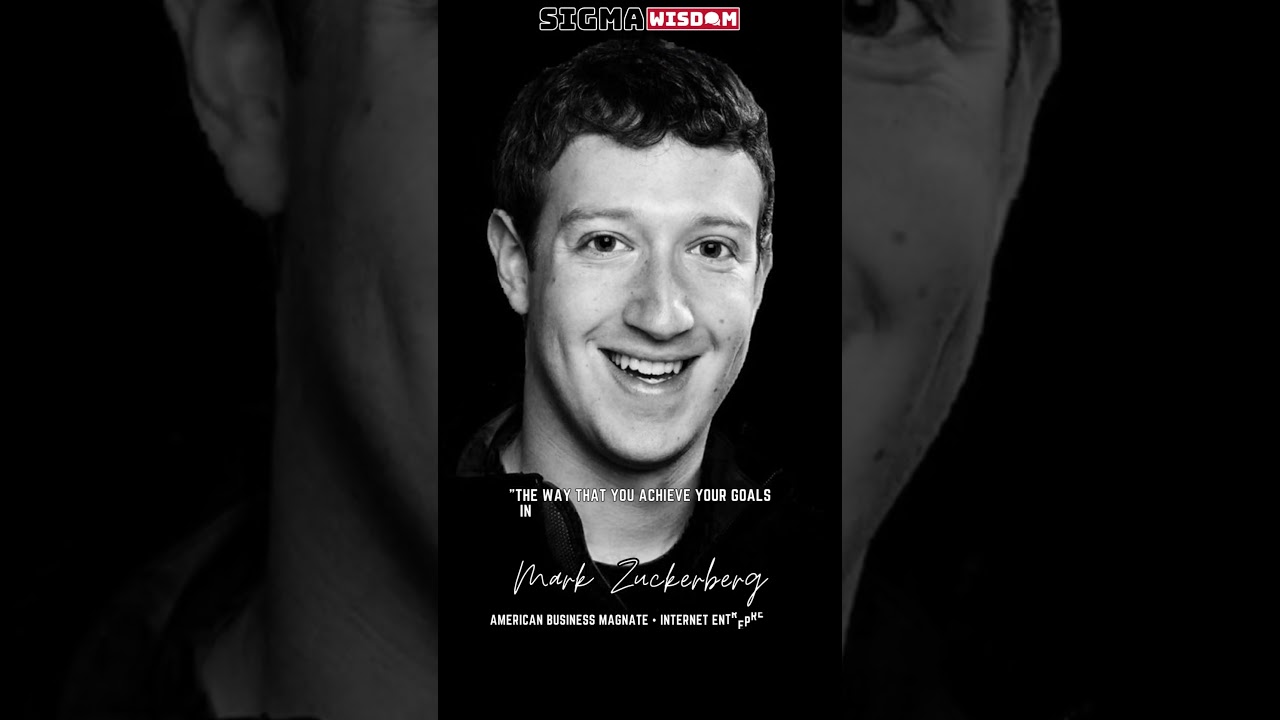 #MarkZuckerberg #Quotes 💥 Mastering the Art of Goal Setting: Guide to Long-Term Success! 🎯