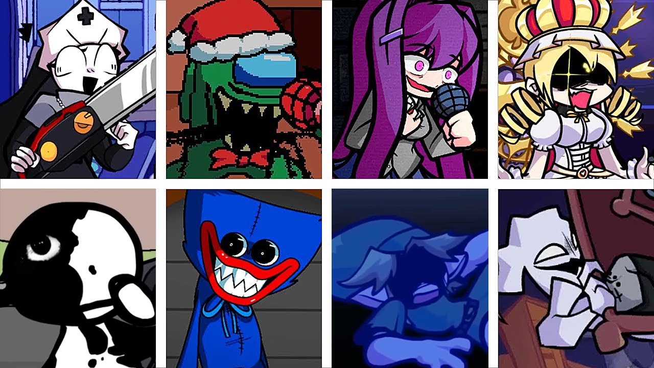 Bad Nun but Every Turn Different Characters Sing It (FNF Bad Nun but Everyone Sings It)